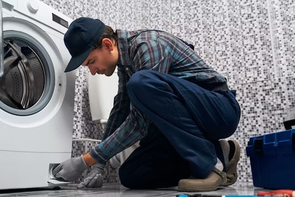 Dryer vent airflow inspection in California home